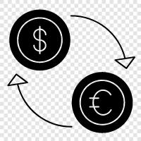 currency, rates, foreign exchange, forex icon svg