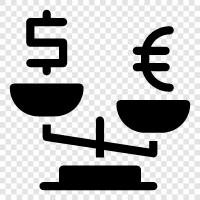 currency, balance, dollar, euro icon svg