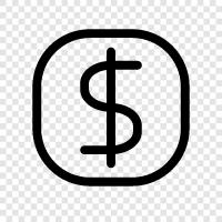 currency, US dollars, Canadian dollars, Australian dollars icon svg