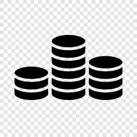 currency, money, bitcoin, altcoins icon svg