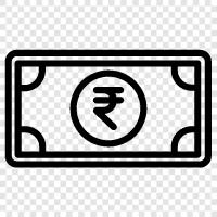 currency, Indian, money, economy icon svg