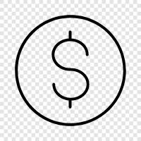 currency, money, spending, investing icon svg