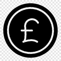 currency, British, euro, pound icon svg