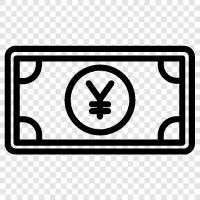 currency, euro, dollar, yen icon svg