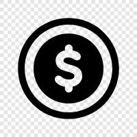 currency, spending, budget, savings icon svg