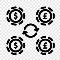 currency, foreign exchange, forex, money icon svg