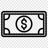 currency, dollar amount, dollar bills, currency exchange icon svg