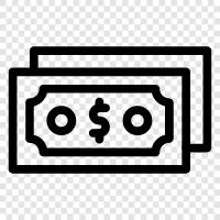 currency, money, economy, rates icon svg