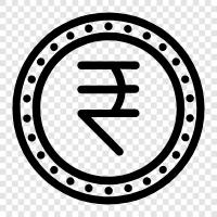 currency, Indian, economy, finance icon svg