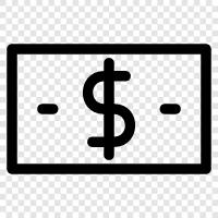 currency, fiat, coin, bills icon svg