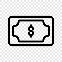 currency, banking, finance, investment icon svg