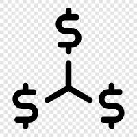 currency, finance, economy, investments icon svg