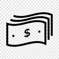 currency, bill, money, spending icon svg