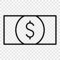 currency, American, Canadian, British icon svg