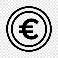 currency, Eurozone, Europe, Euro icon svg