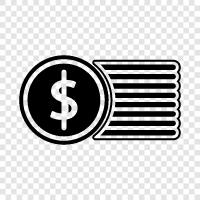 currency, dollar bill, greenback, paper money icon svg