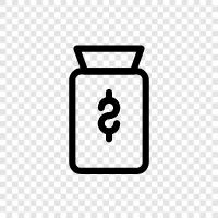 currency, value, cents, bills icon svg