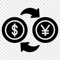 currency exchange, foreign exchange, currency, foreign icon svg