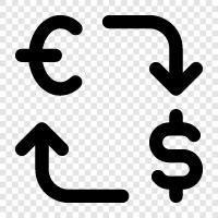 currency, rates, foreign exchange, forex icon svg