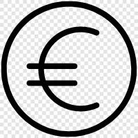 Währung, Europa, Euro, Eurozone symbol