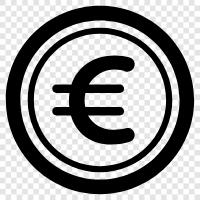 currency, europe, european, euro icon svg