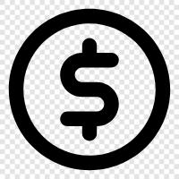 currency, American, money, economics icon svg