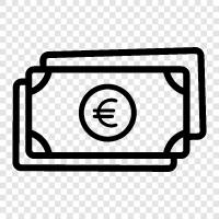 currency, euro, europe, economic icon svg