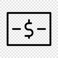 currency, paper, bank, note icon svg