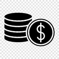 currency, money, investments, prices icon svg