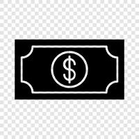 currency, money, paper bills, banknotes icon svg