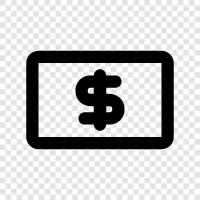 currency, money, financial, economic icon svg