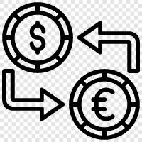 currency, trading, investing, exchange icon svg