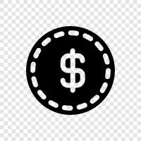 currency, cents, spending, savings icon svg