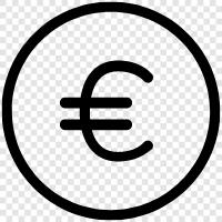 currency, europe, european, euro icon svg