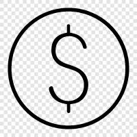 currency, money, bills, coins icon svg