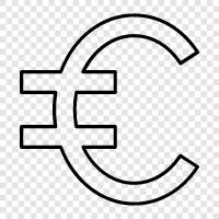 currency, europe, euro currency, european union icon svg