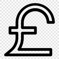 currency, exchange rate, inflation, Bank of England icon svg