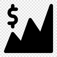 Currency Growth, Stock Growth, Bond Growth, Money Growth icon svg