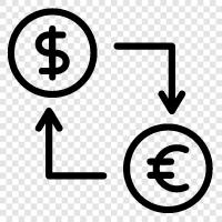 currency, rates, foreign exchange, exchange icon svg