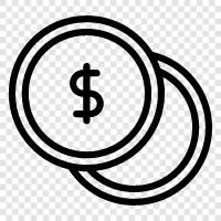 currency, banknotes, bills, money icon svg
