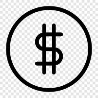 currency, decimal, dollar signs, currency conversion icon svg