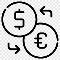 currency, money, foreign exchange, currency exchange icon svg