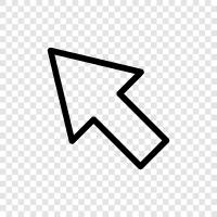 cursor arrow, cursor keys, cursor movement, cursor pointing icon svg