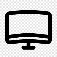 curved monitors, LG curved monitor, Samsung curved monitor, LG UltraWide curved icon svg