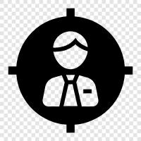 customer, target market, business, industry icon svg