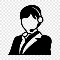 customer service, customer care, customer service representative, customer service team icon svg