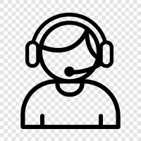 customer service, help desk, customer service reps, Call Center icon svg