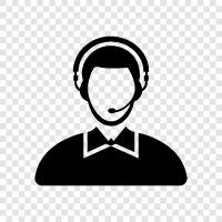 customer service, customer service representative, customer service agent, customer service support icon svg