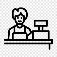 customer service, job, retail, job search icon svg