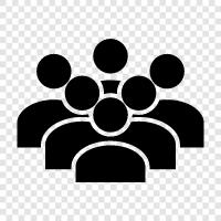 customers, clients, consumers, users icon svg